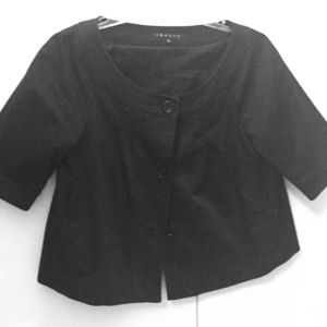 Theory cropped short sleeve jacket